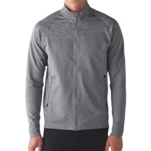 Lululemon Pulse Jacket Heathered Full Zip Workout Running